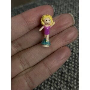 VTG 1995 Bluebird Toys Polly Pocket Splash ‘n Slide Water Park Doll Mini Figure